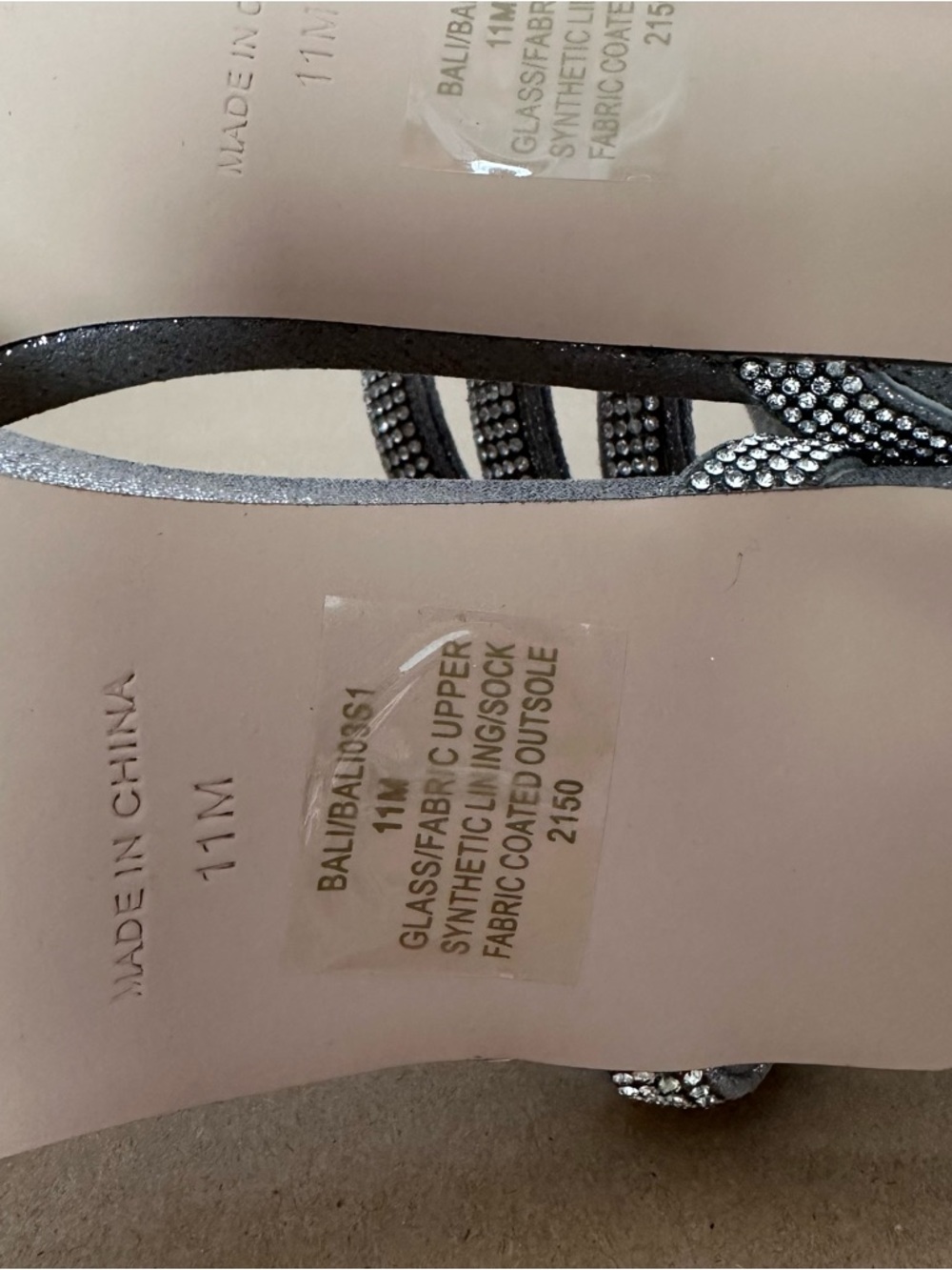 Steve Madden Bali Rhinestone Silver Spiral Wrap Stiletto Heels Size 11 New - Picture 5 of 9